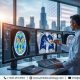 PET/CT Reporting Services in Florida with radiologist analyzing PET CT scans on advanced imaging workstation